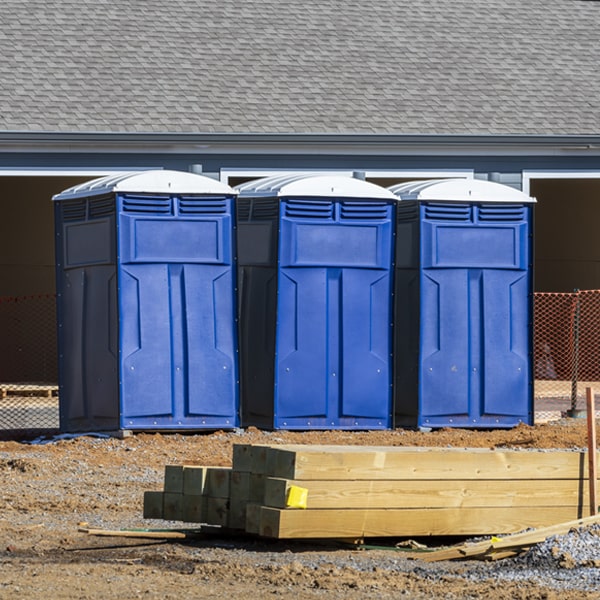 do you offer hand sanitizer dispensers inside the portable restrooms in Tillery North Carolina